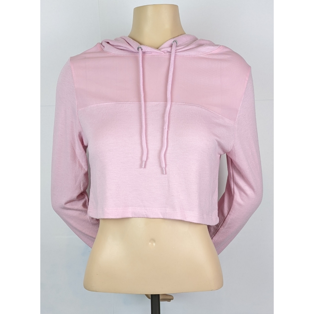 INFINITE PERFORMANCE " VIBES" crop top hoodie - medium